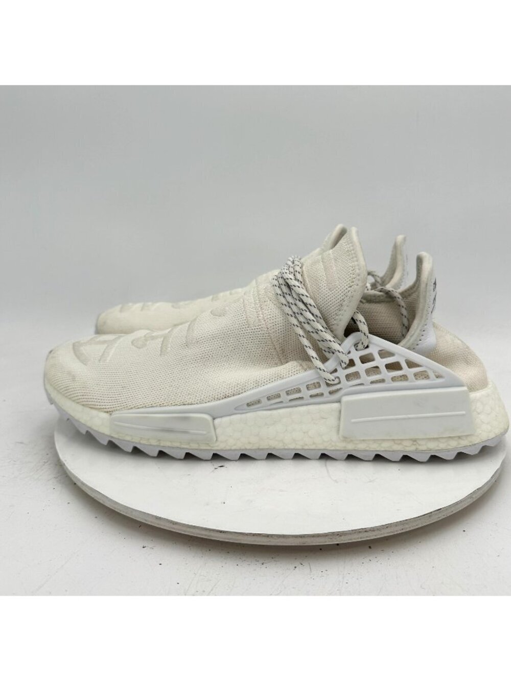 Adidas Pharrell NMD Human Race Trail Men Size 12.5 AC7031 Blank Canvas Shoes